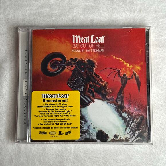 Meat Loaf – Bat Out of Hell (Remastered) CD 2001 Epic Legacy Essential Rock - Picture 1 of 6
